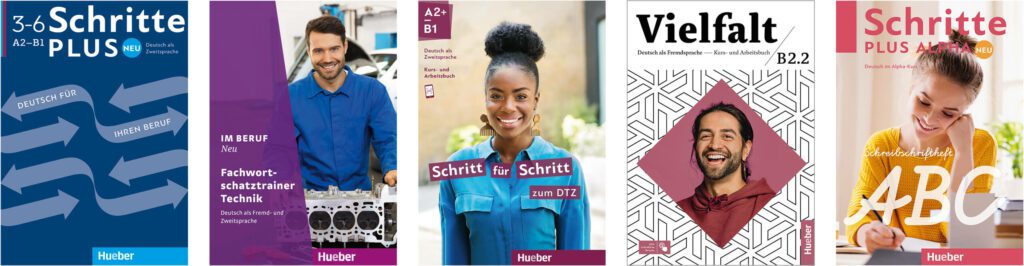 Covergestaltung für Hueber Verlag, Sieveking Agentur München
