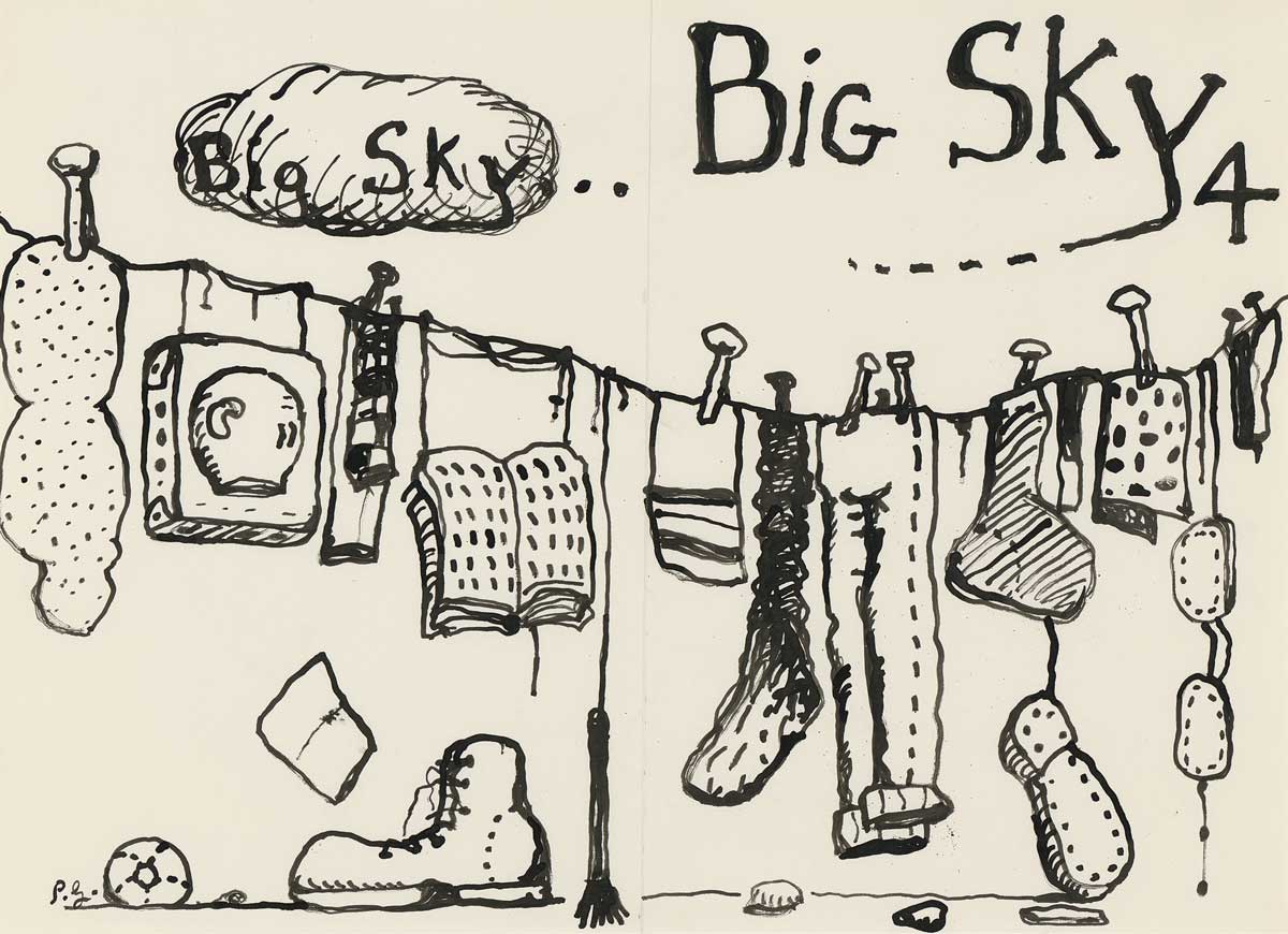 Buchumschlag »Big Sky Number Four« von Philip Guston