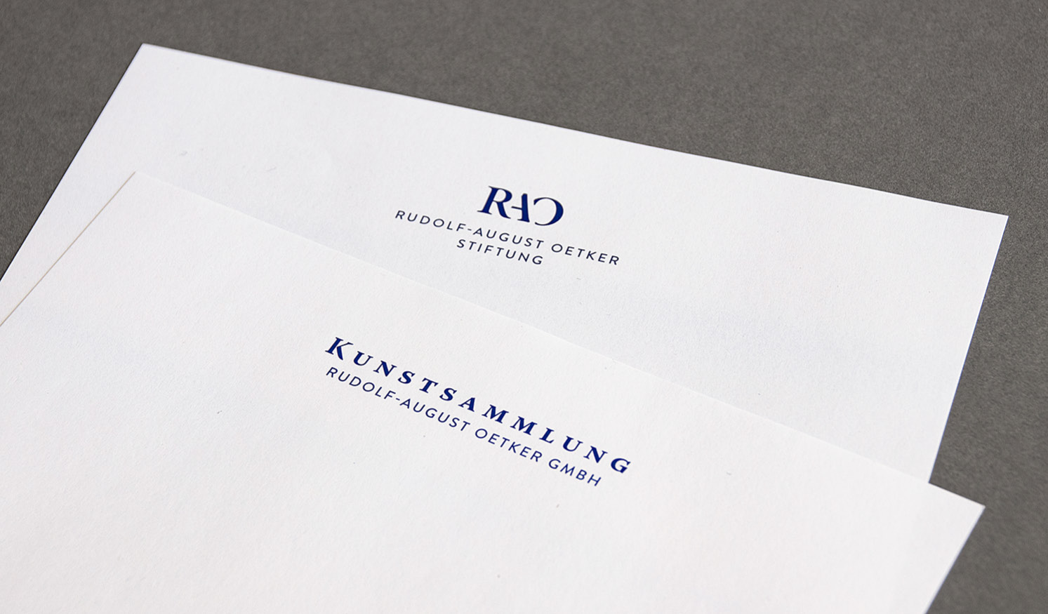 Briefpapier im neuen Corporate Design