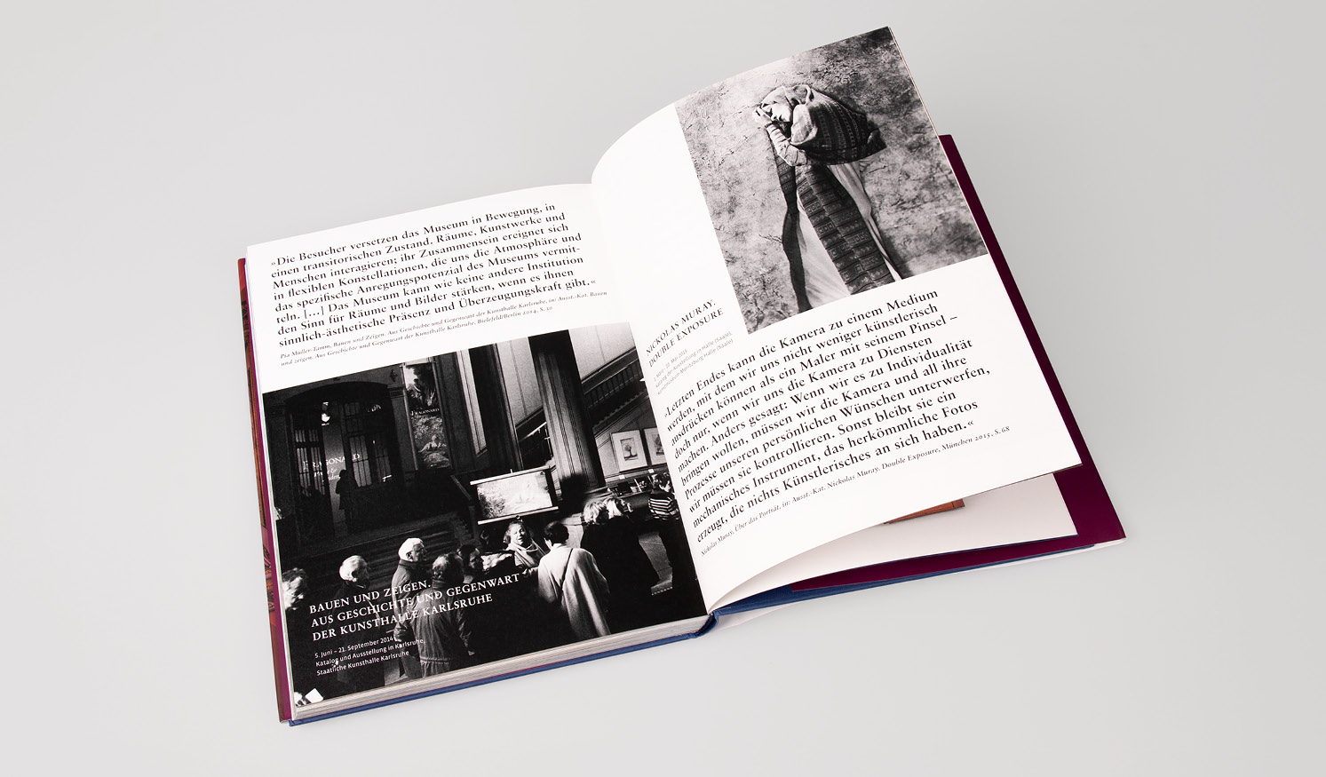 Geöffnete Doppelseite aus dem Stiftungsbuch 1