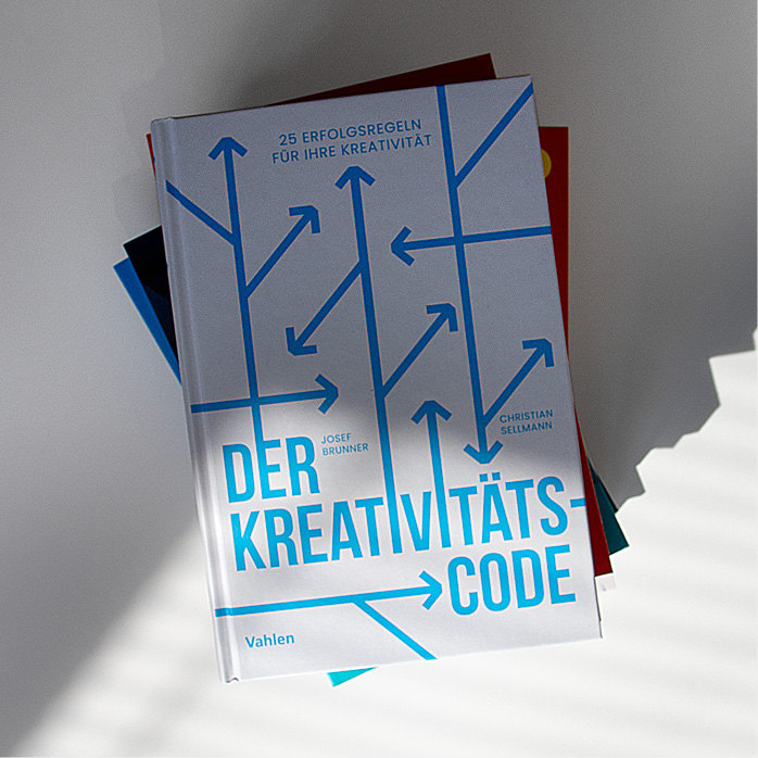 Cover des Buches „Der Kreativitätscode“ von Josef Brunner und Christian Sellmann